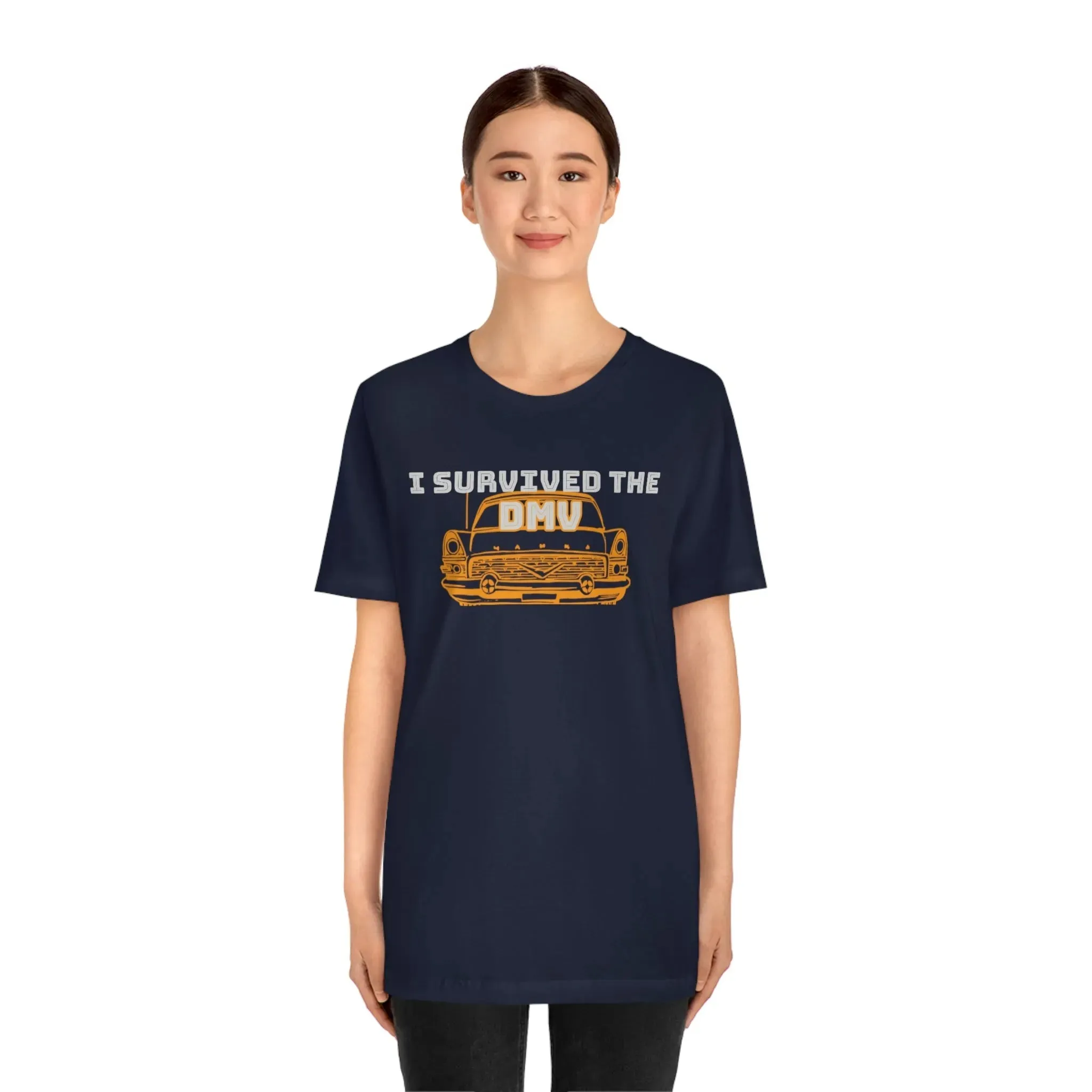 I Survived The DMV Unisex Jersey Short Sleeve Tee