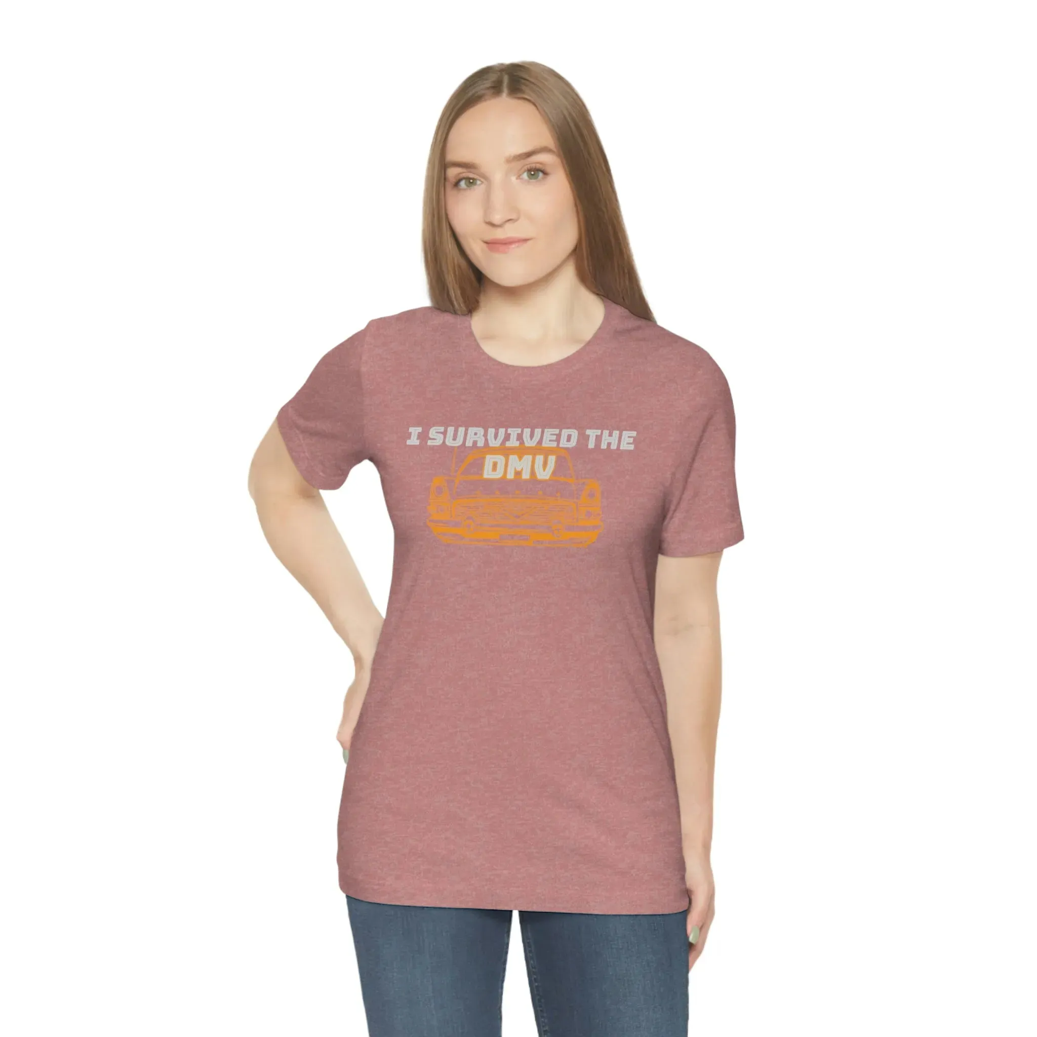 I Survived The DMV Unisex Jersey Short Sleeve Tee