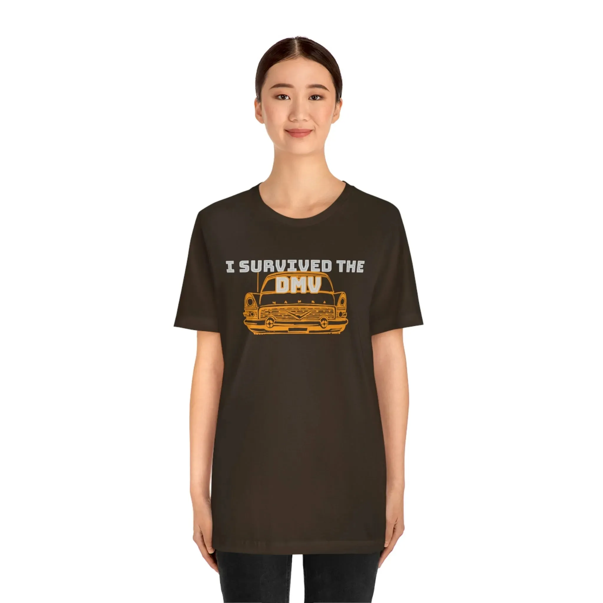 I Survived The DMV Unisex Jersey Short Sleeve Tee