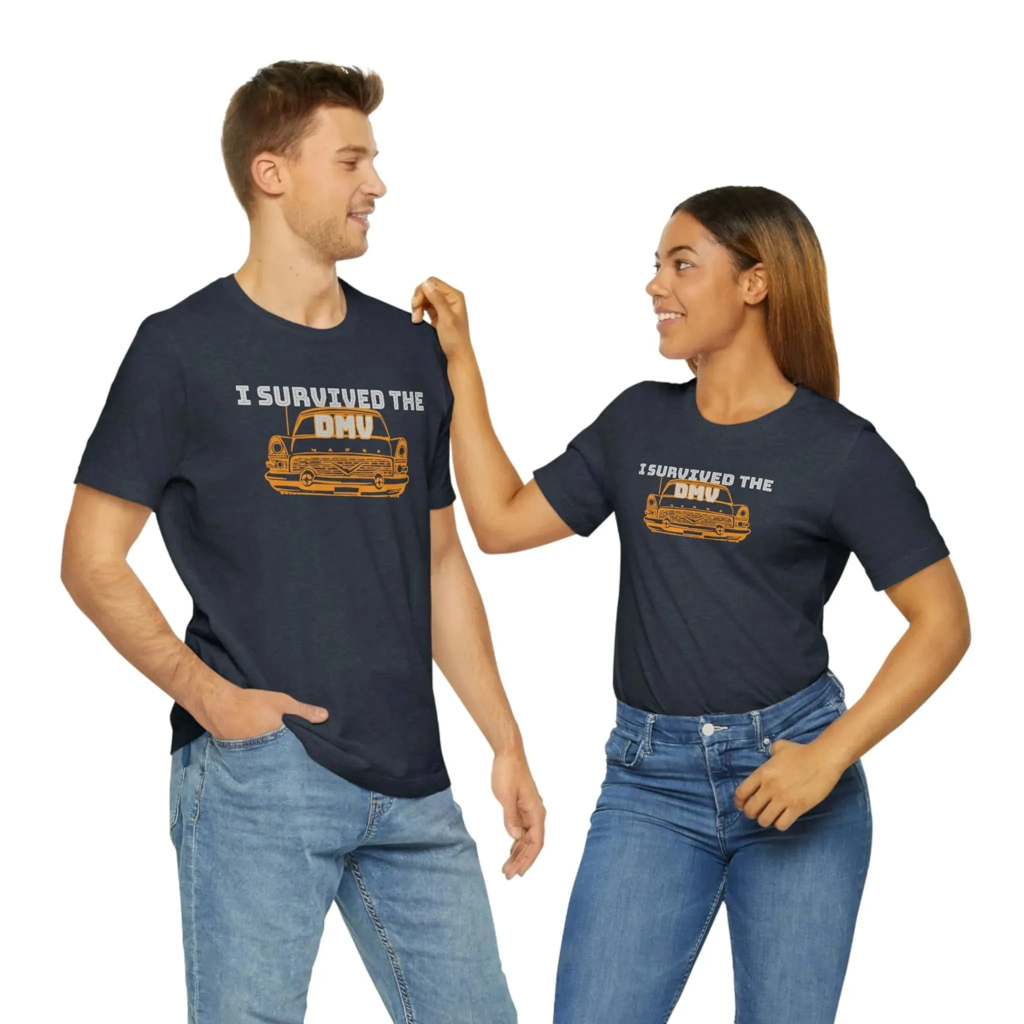 I Survived The DMV Unisex Jersey Short Sleeve Tee