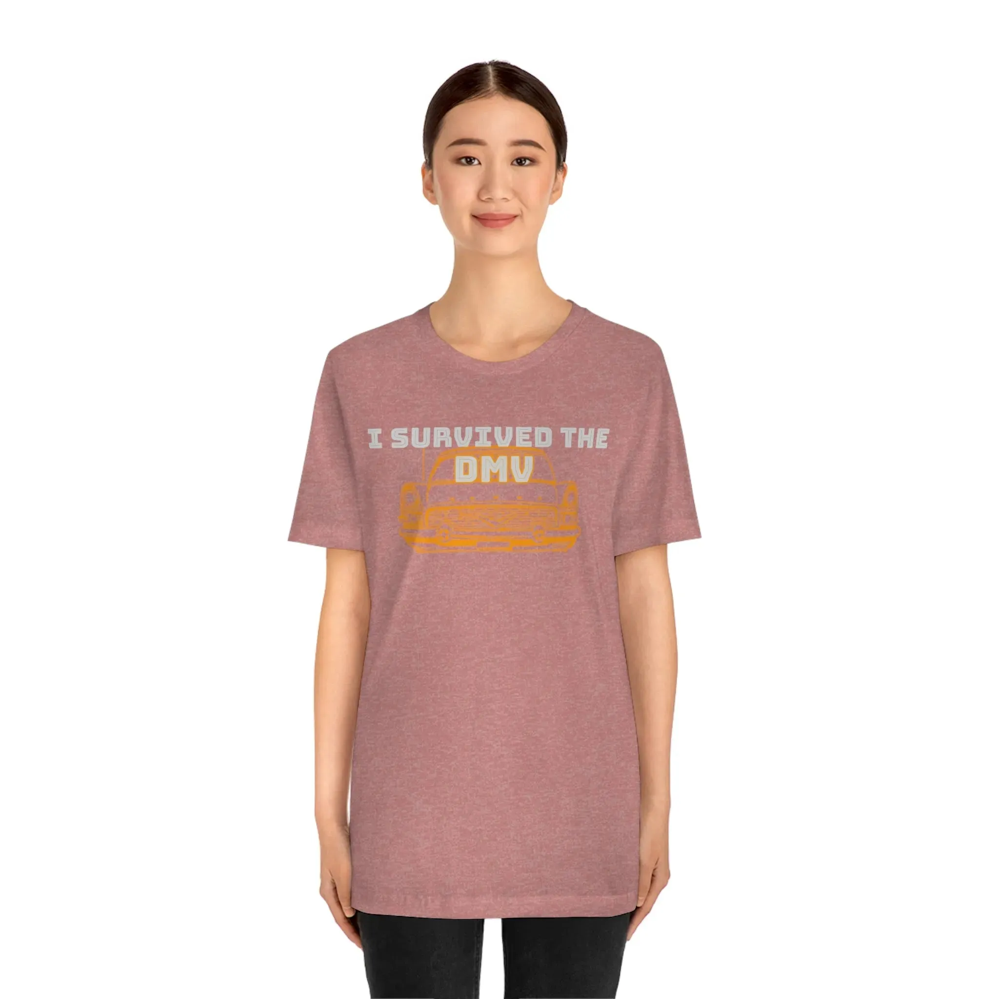 I Survived The DMV Unisex Jersey Short Sleeve Tee