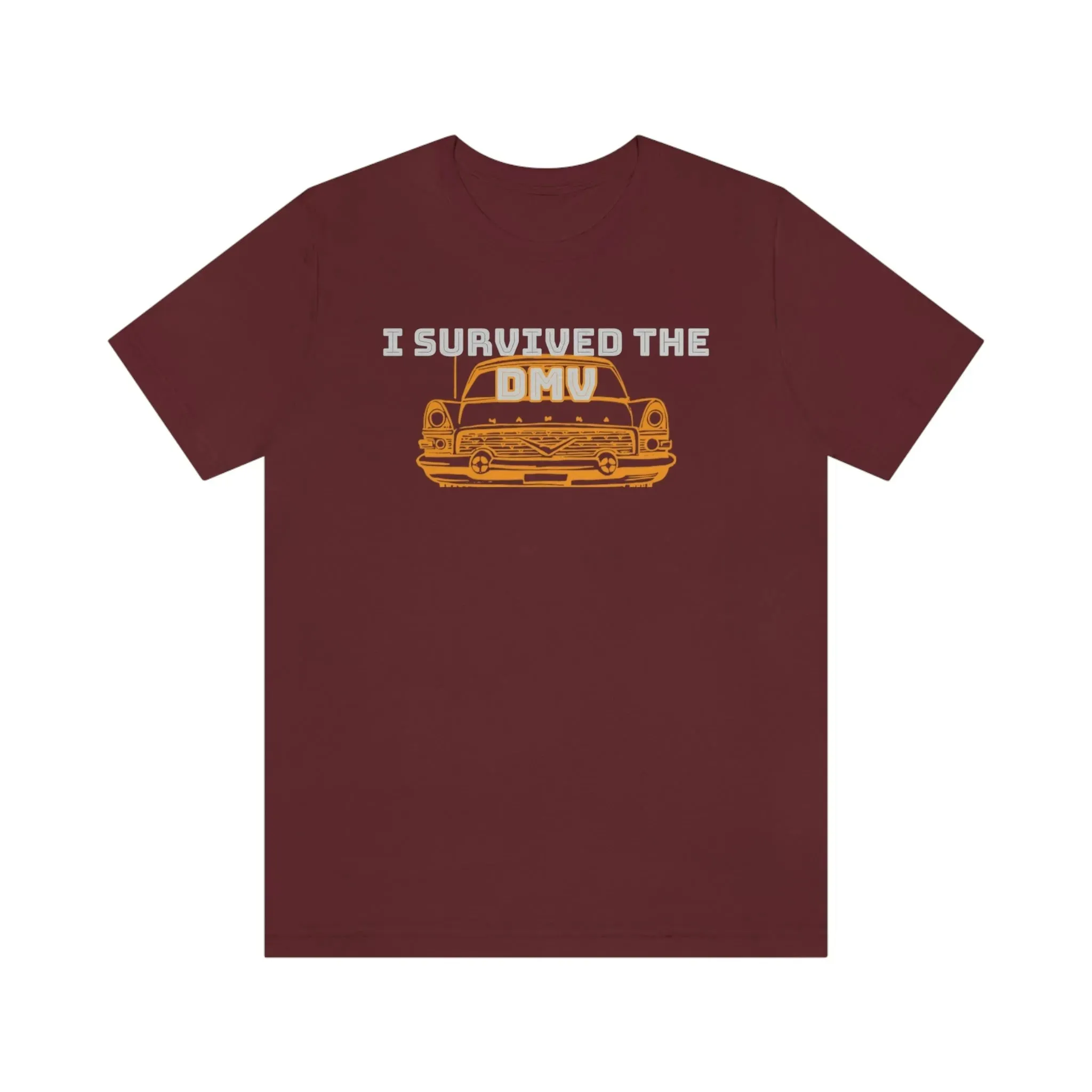 I Survived The DMV Unisex Jersey Short Sleeve Tee