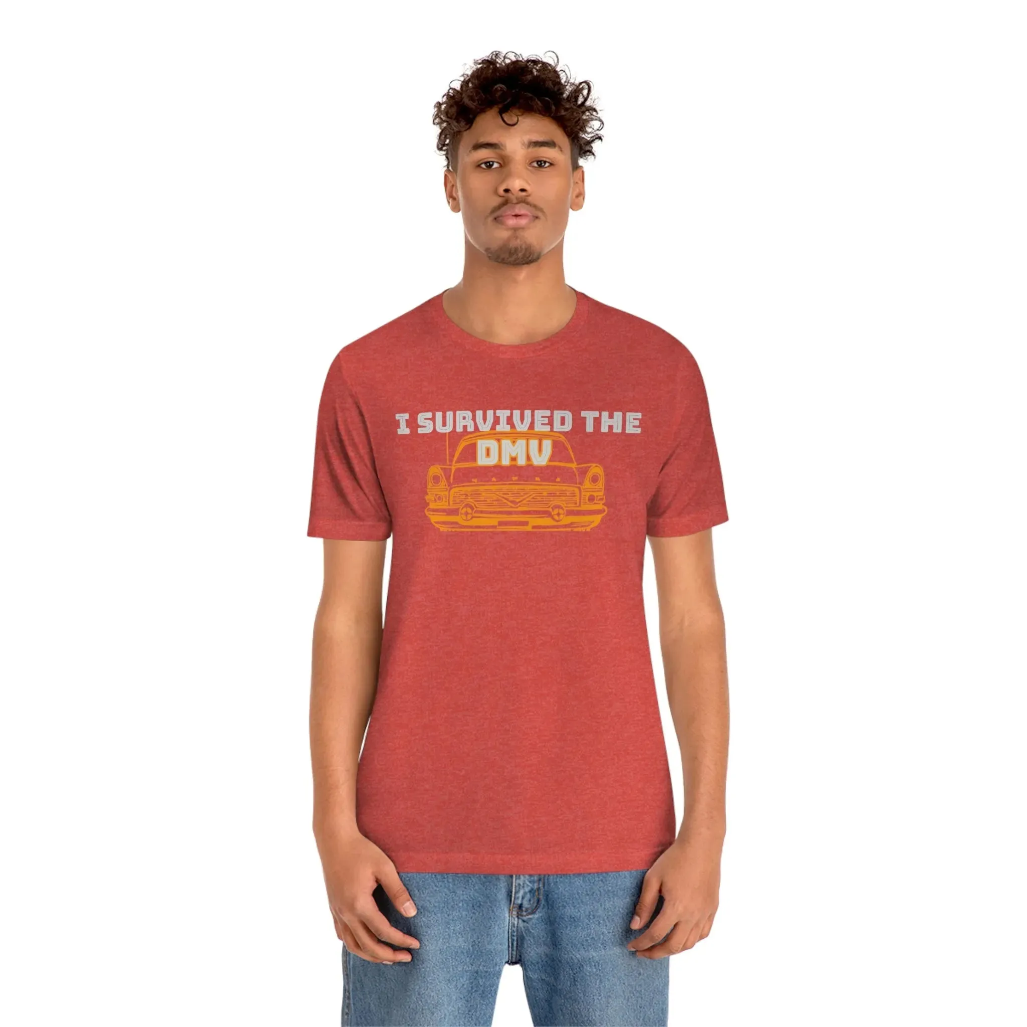 I Survived The DMV Unisex Jersey Short Sleeve Tee