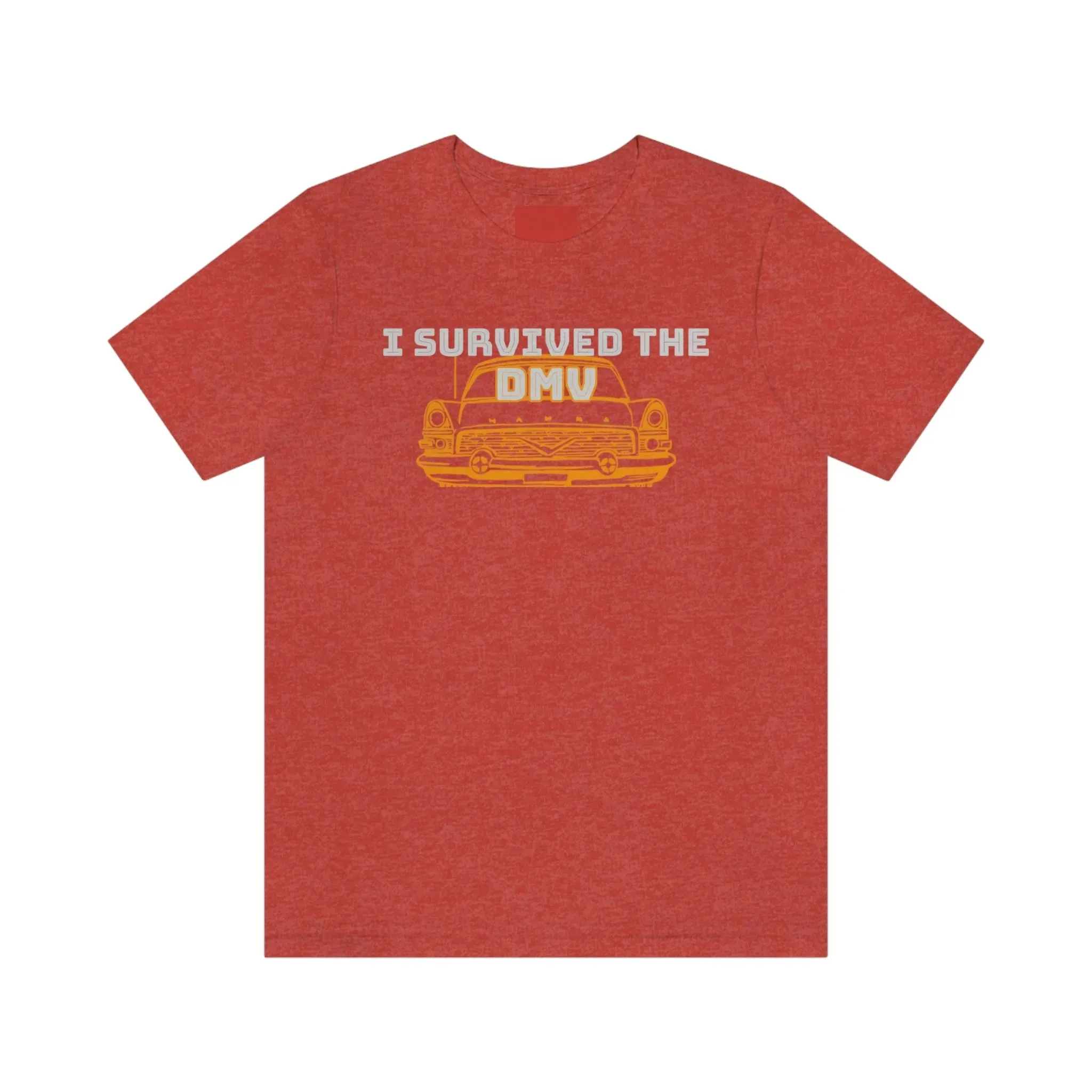 I Survived The DMV Unisex Jersey Short Sleeve Tee