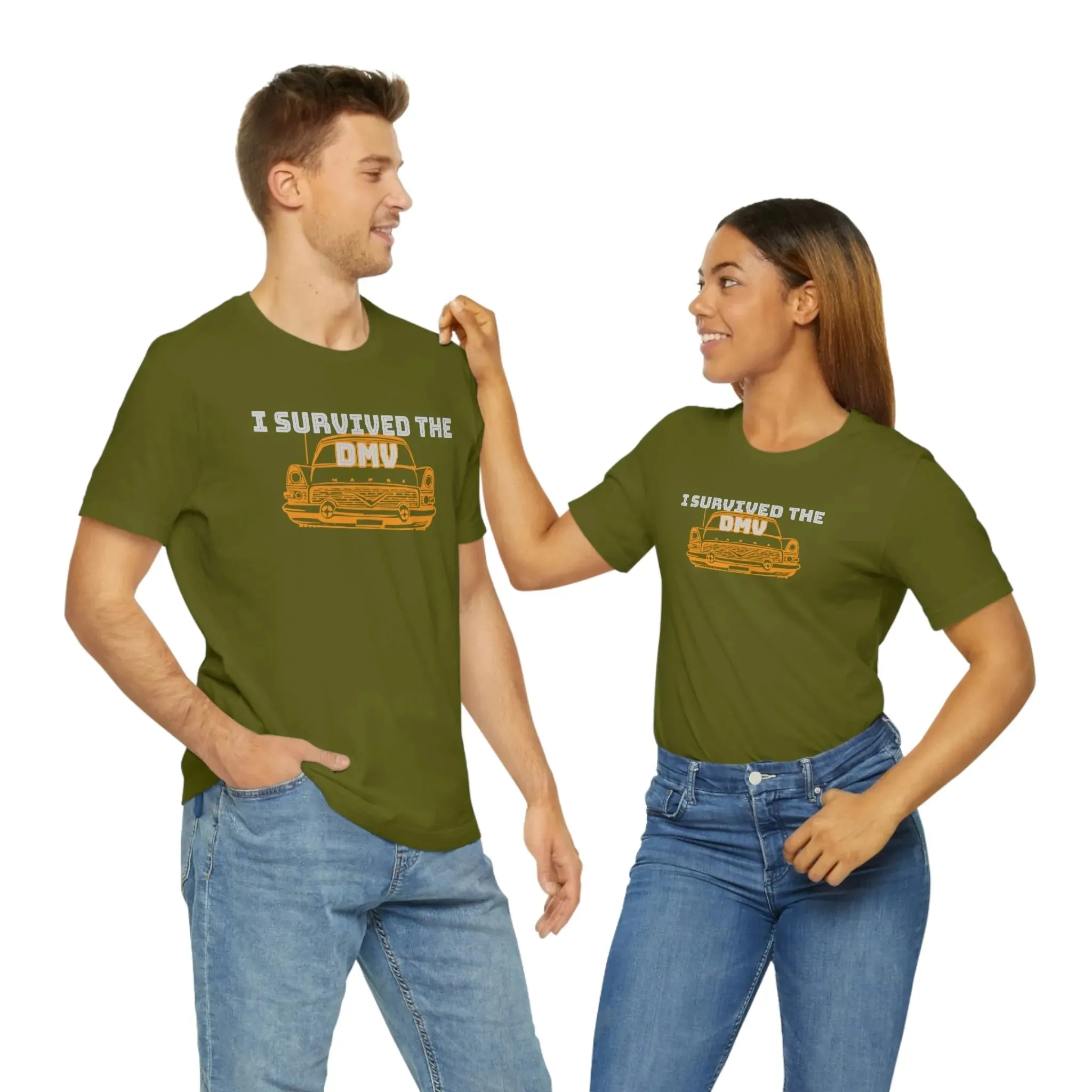 I Survived The DMV Unisex Jersey Short Sleeve Tee