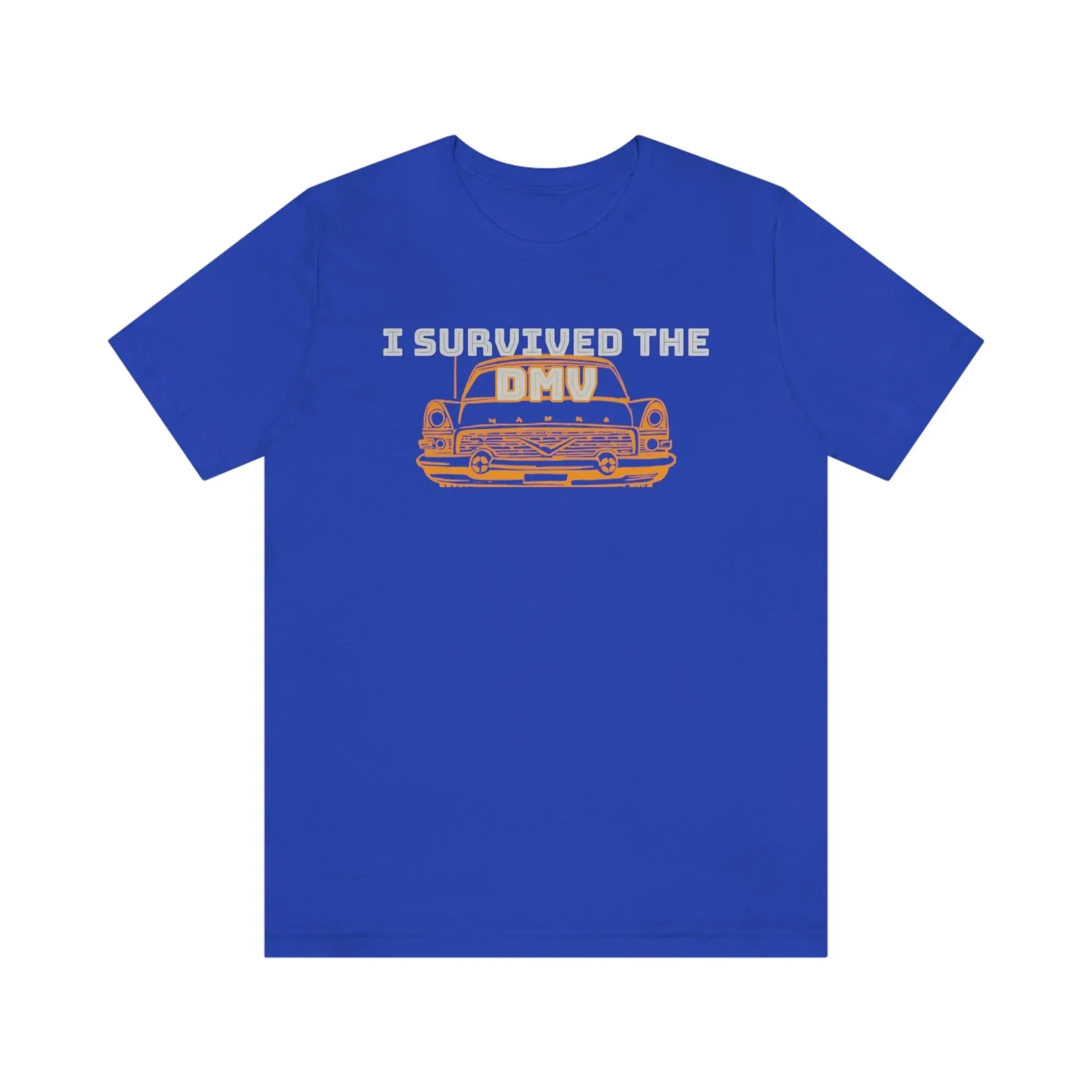 I Survived The DMV Unisex Jersey Short Sleeve Tee