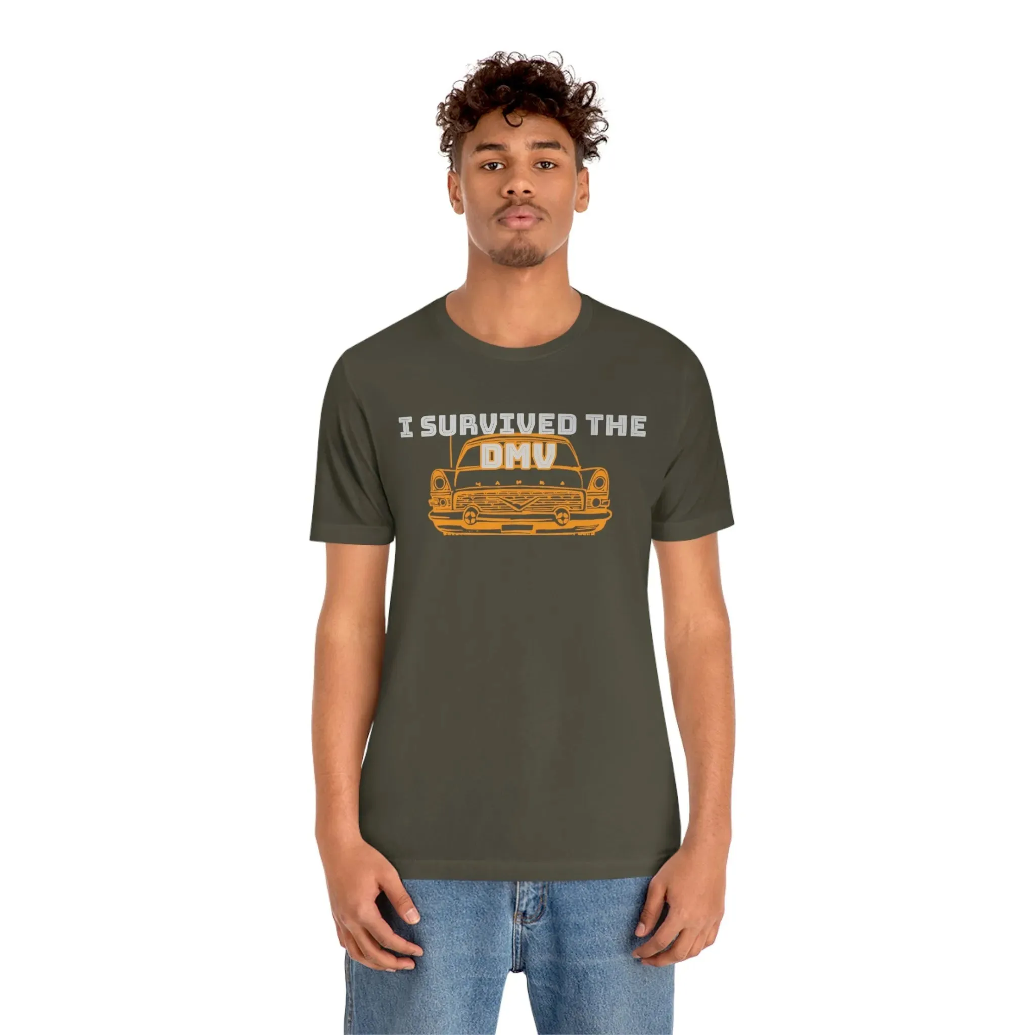 I Survived The DMV Unisex Jersey Short Sleeve Tee