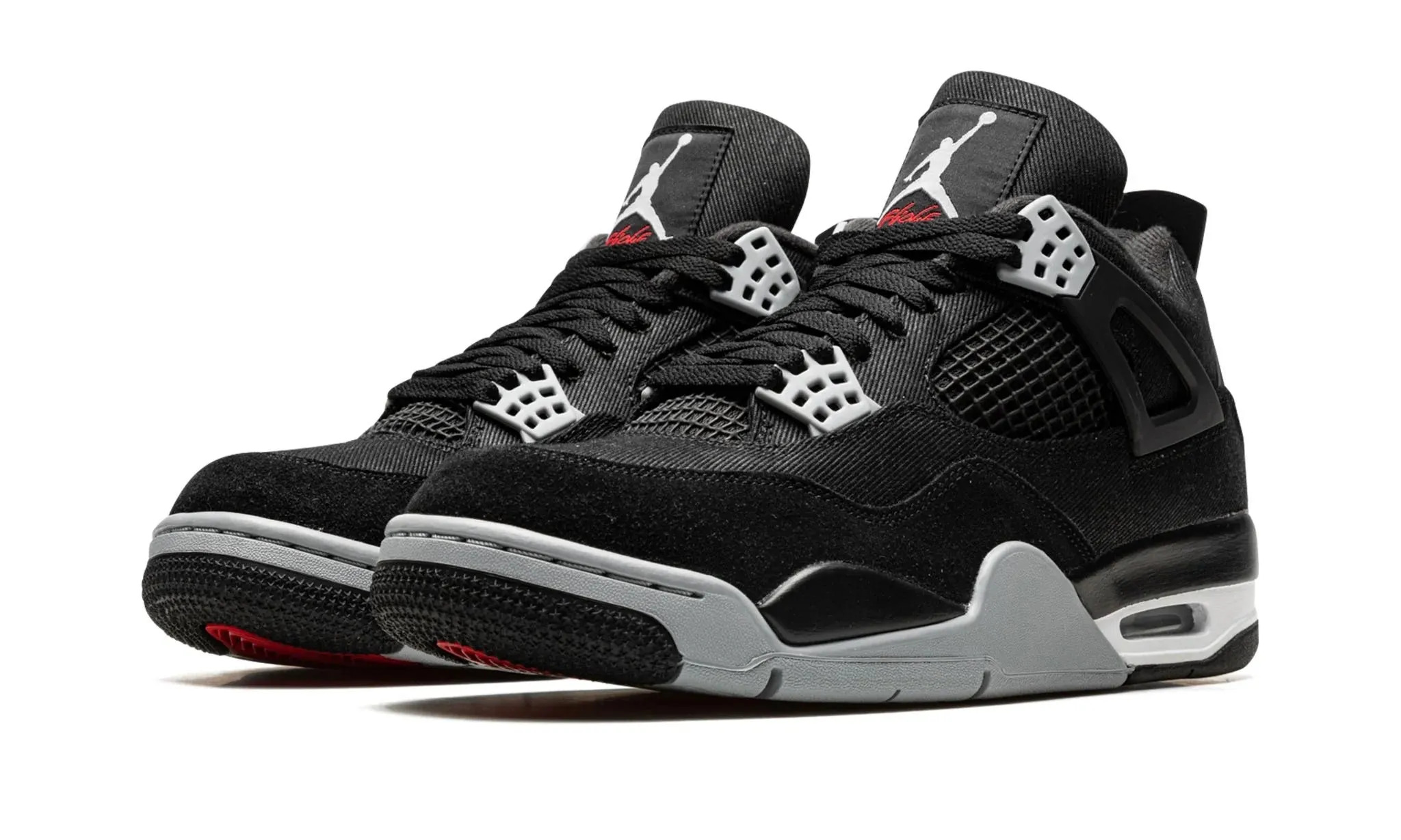 JORDAN 4 RETRO BLACK CANVAS