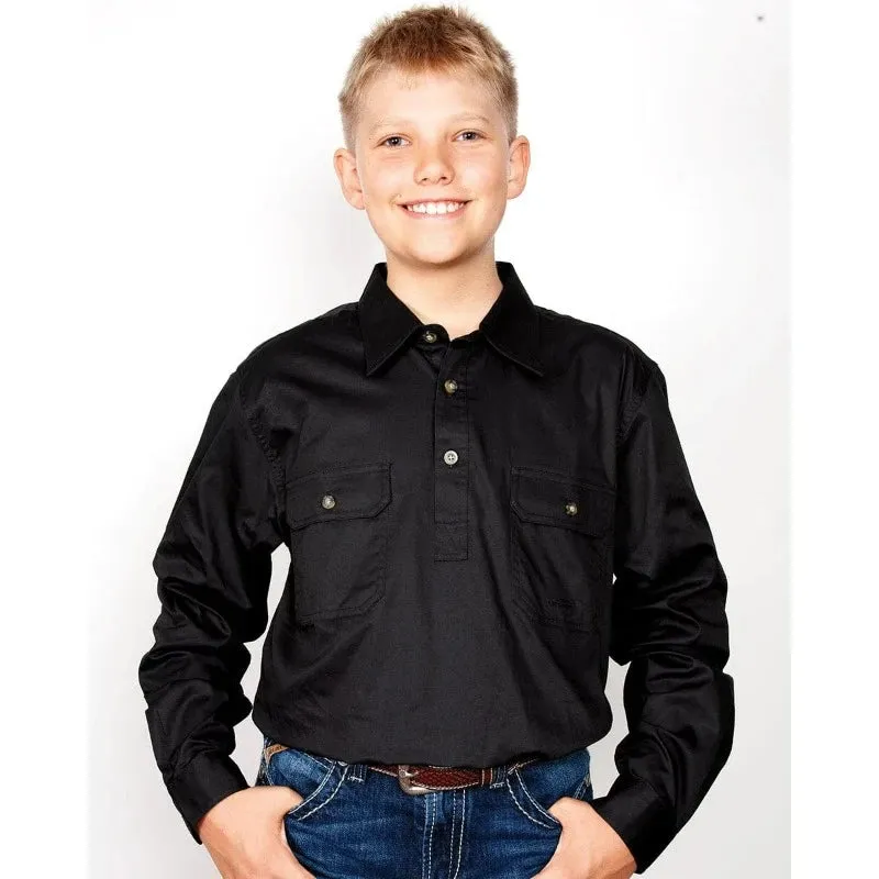 Just Country Boys Lachlan Half Button Workshirt