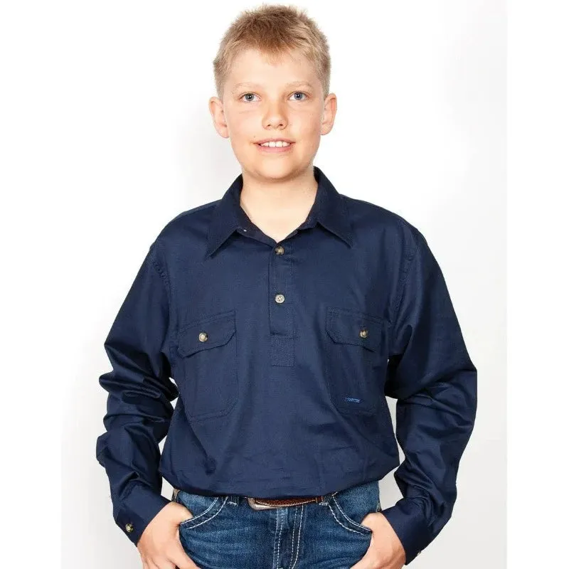 Just Country Boys Lachlan Half Button Workshirt