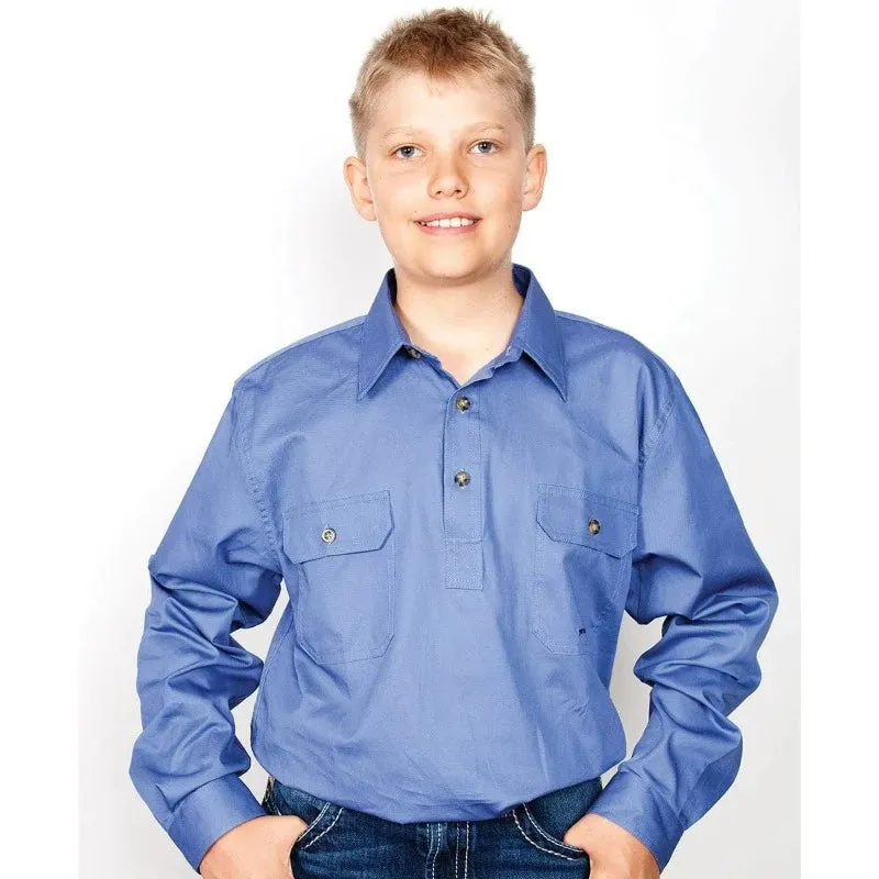 Just Country Boys Lachlan Half Button Workshirt