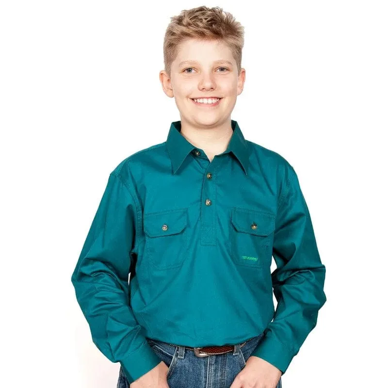 Just Country Boys Lachlan Half Button Workshirt