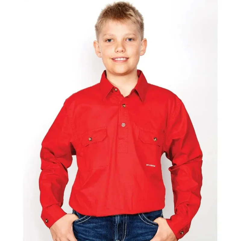 Just Country Boys Lachlan Half Button Workshirt