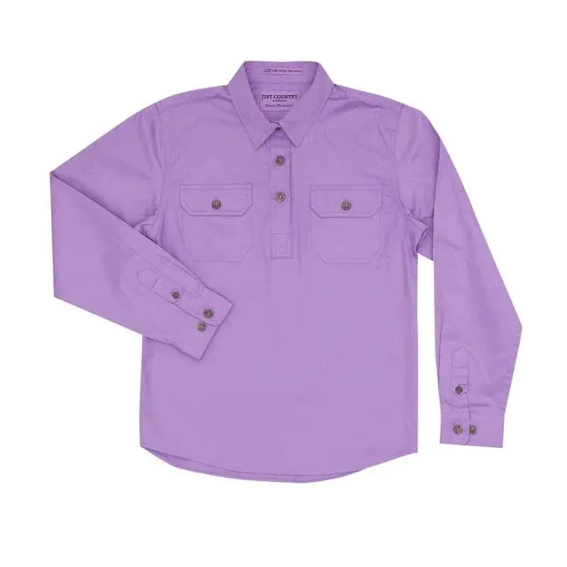 Just Country Girls Kenzie Half Button Workshirt