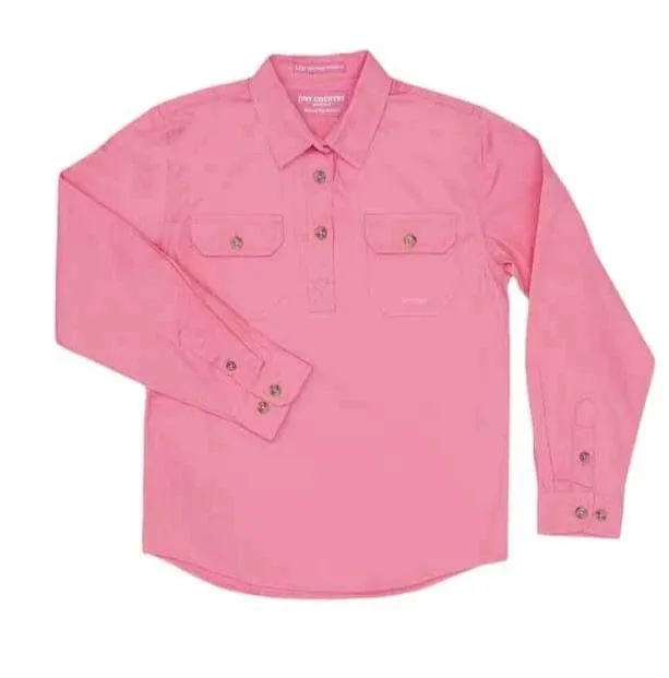 Just Country Girls Kenzie Half Button Workshirt