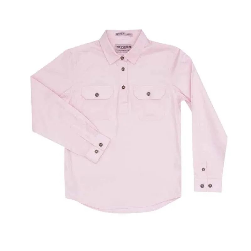 Just Country Girls Kenzie Half Button Workshirt