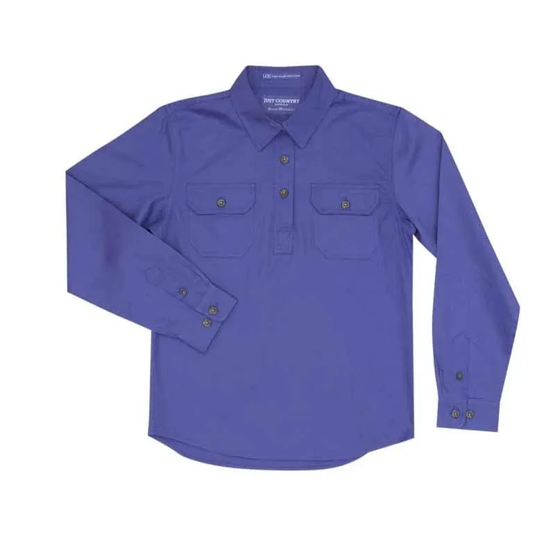 Just Country Girls Kenzie Half Button Workshirt