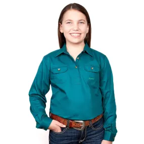 Just Country Girls Kenzie Half Button Workshirt