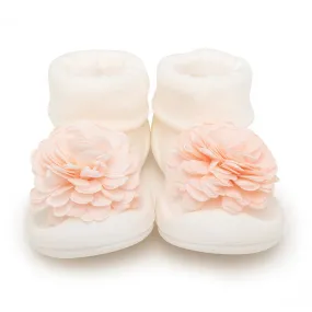 Komuello Baby Shoes - Corsage White