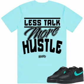 LESS TALK : Sneaker Shirt to Match : Tiffany AF1 Air Force Ones