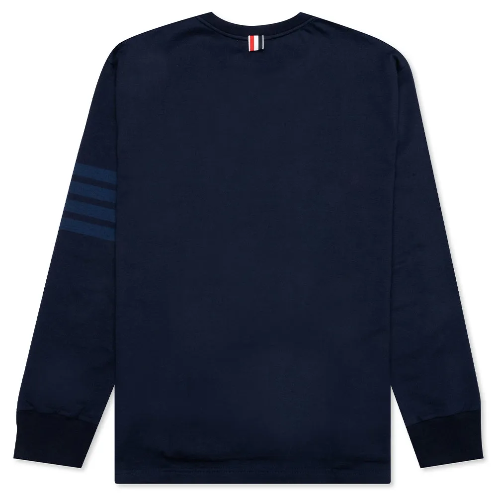 L/S Rugby Tee - Navy