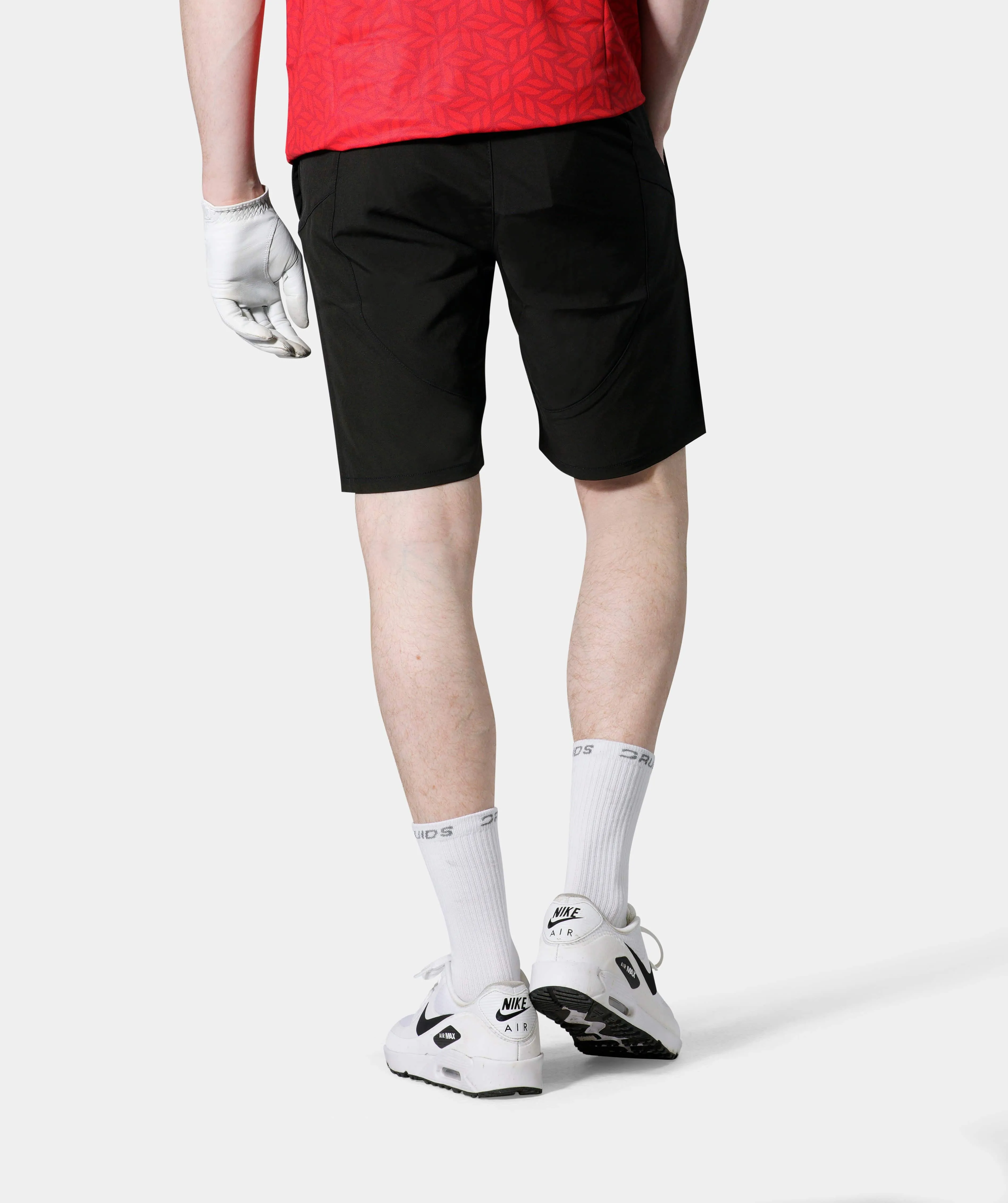 LUXE GOLF SHORTS - BLACK