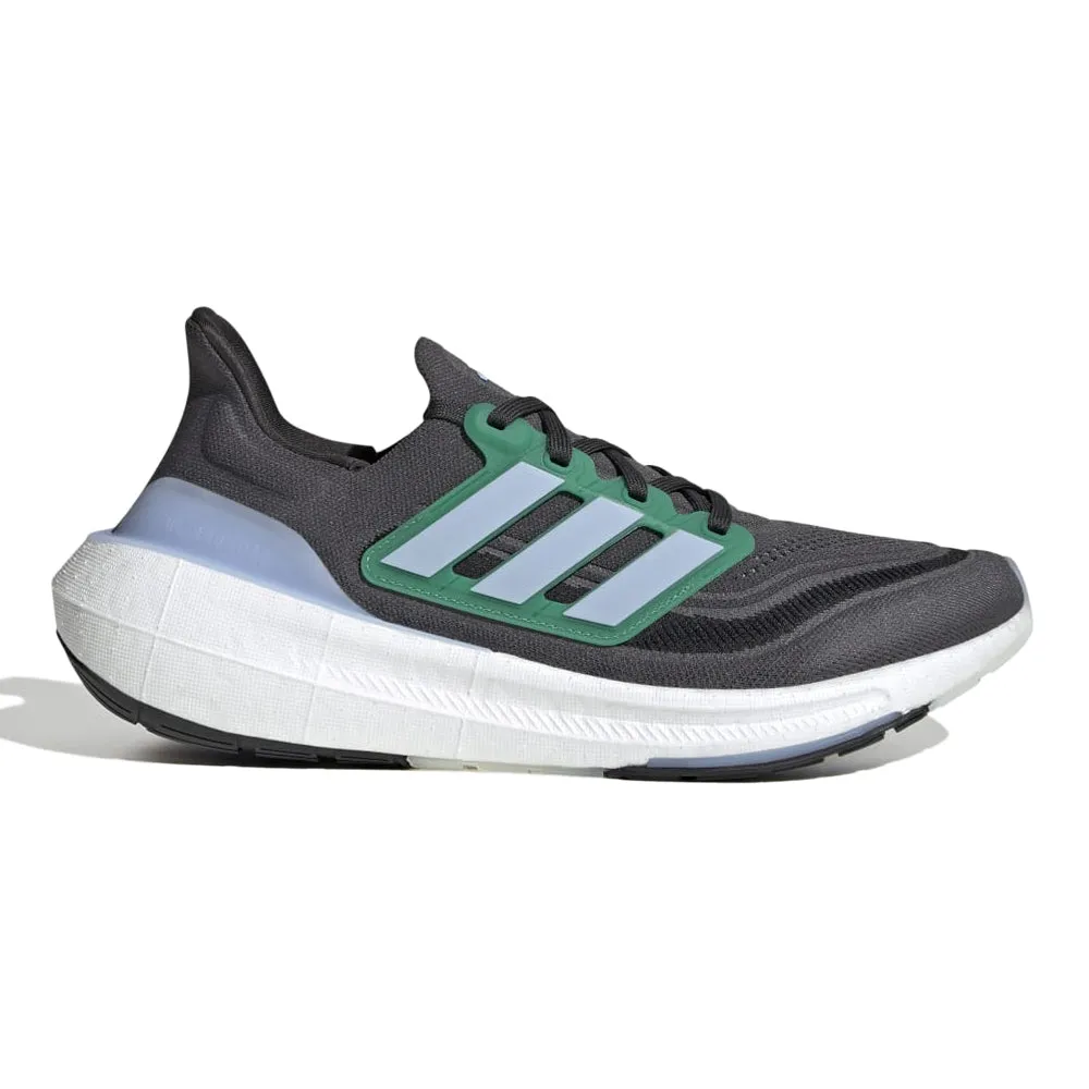 Men's Adidas Ultraboost Light, Carbon/Blue Dawn/Court Green, 9 D Medium