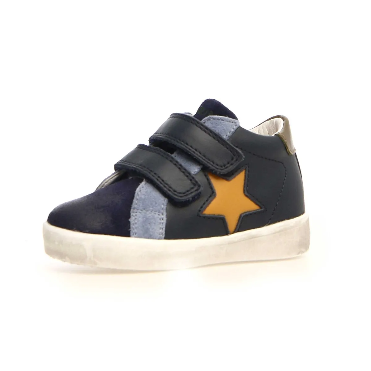 Naturino (Sizes 27-32) Dorrie Navy/Azure/Green Star