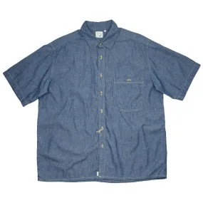 orSlow - Loose Fit Short Sleeve Shirt - Chambray