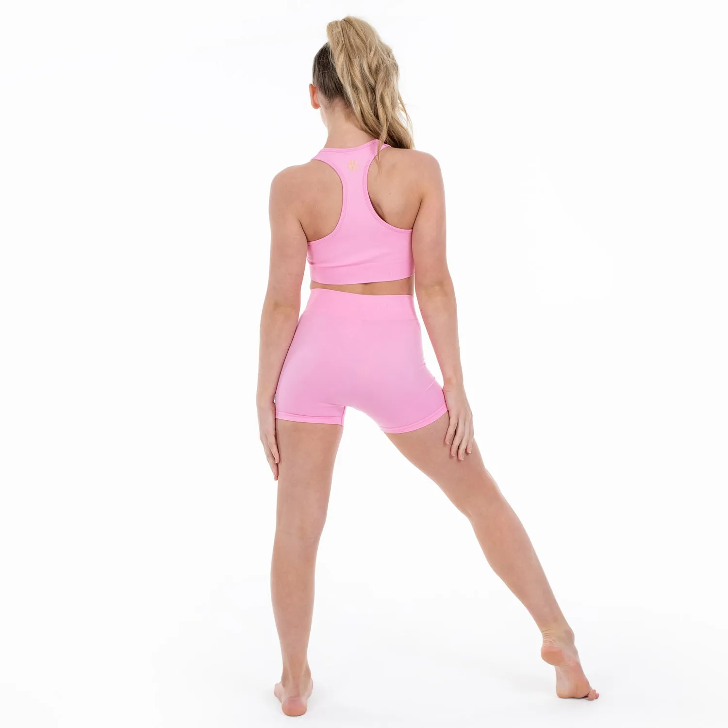 Paige: Seamless Shorts in Candy Pink