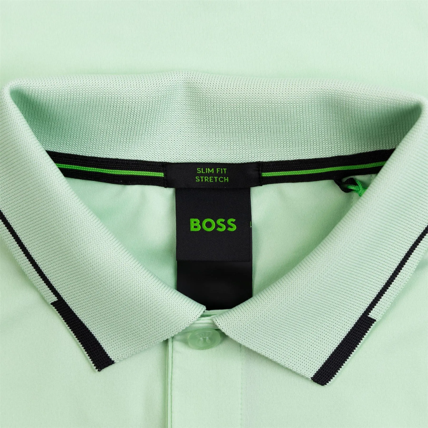 Paul Pro Slim Fit Polo Open Green - SU24