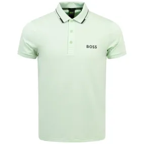 Paul Pro Slim Fit Polo Open Green - SU24