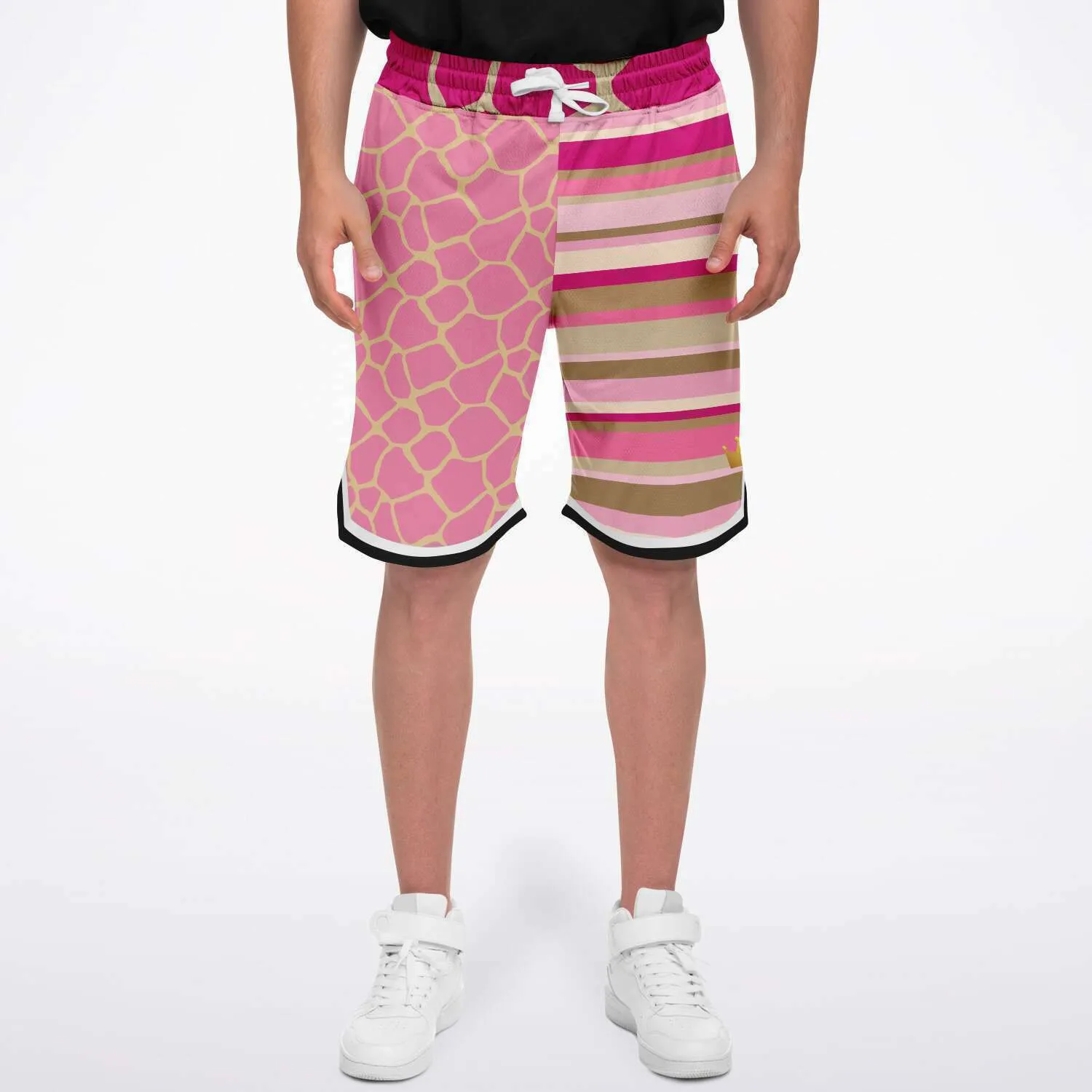 Pink Lemonade Unisex Basketball Shorts