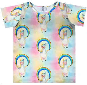 Rainbow Alpacca Short Sleeve Tee