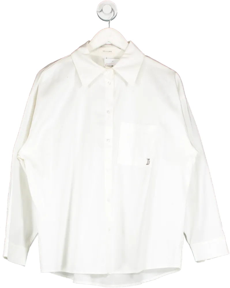 Selijan Cream Anna Ivory Shirt UK S/M