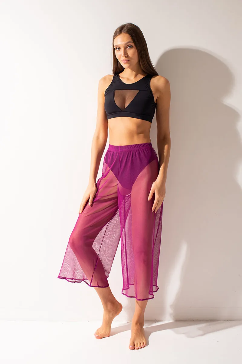 Shark Polewear Setka Mesh Flow Pants - Plum