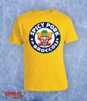 Spicy Pork & Broccili Hockey T-Shirt FA150