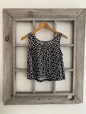 Swingy Tank in Black & White Dot