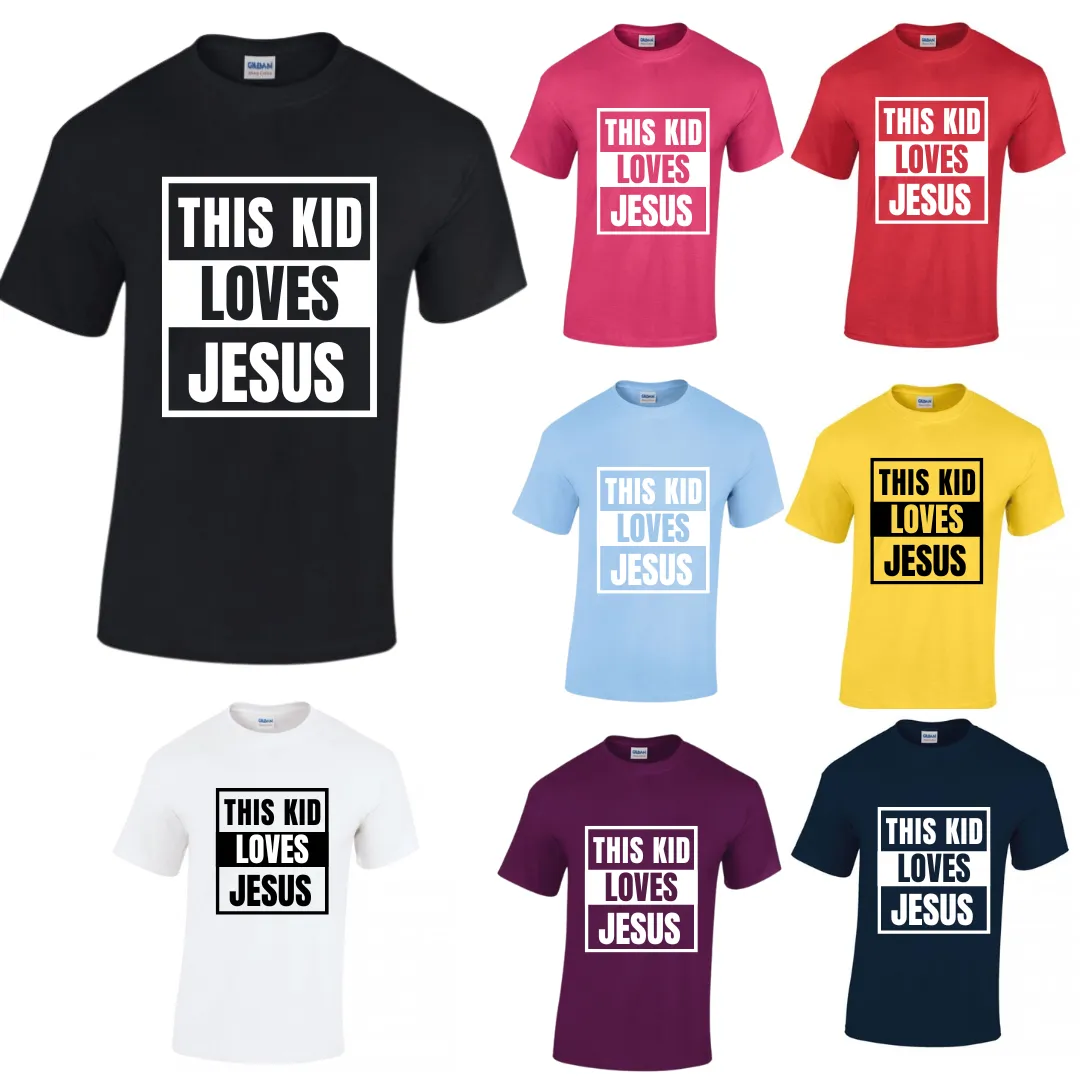 This Kid Loves Jesus Tshirt