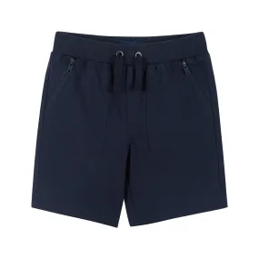 Twill Stretch Drawstring Short | Navy