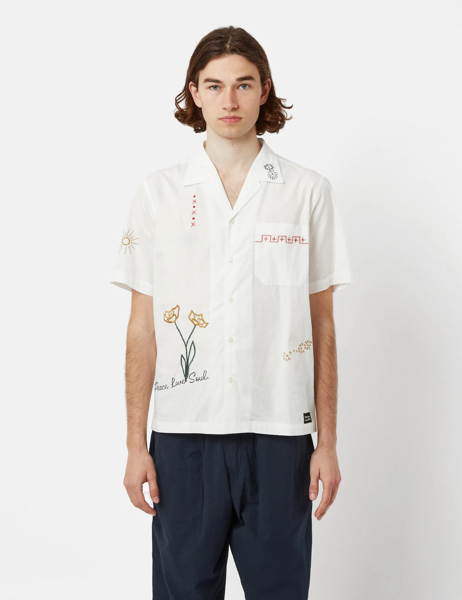 Universal Works x Flower Mountain Minari Shirt (Organic) - Ecru