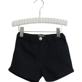 Vilfred Linen Shorts - Navy